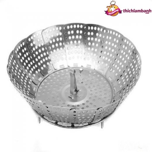 Xửng Hấp (Vỉ Hấp) xòe Inox Gấp Gọn Thông Minh